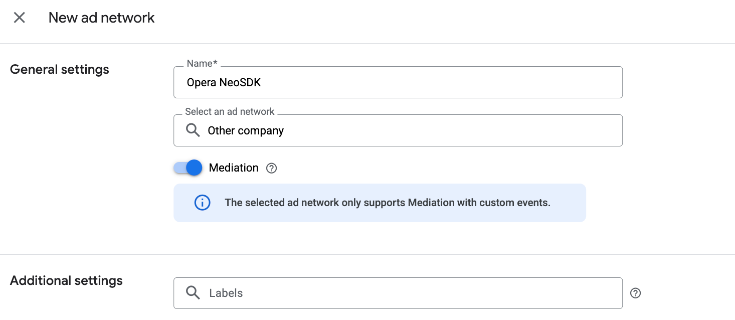 new ad network